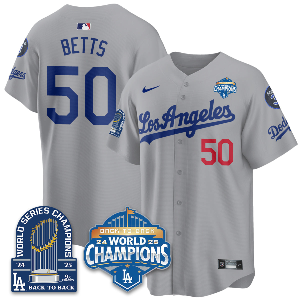 LAD Alternate  Vapor Limited Jersey - 9x Champs - All Stitched-DTD