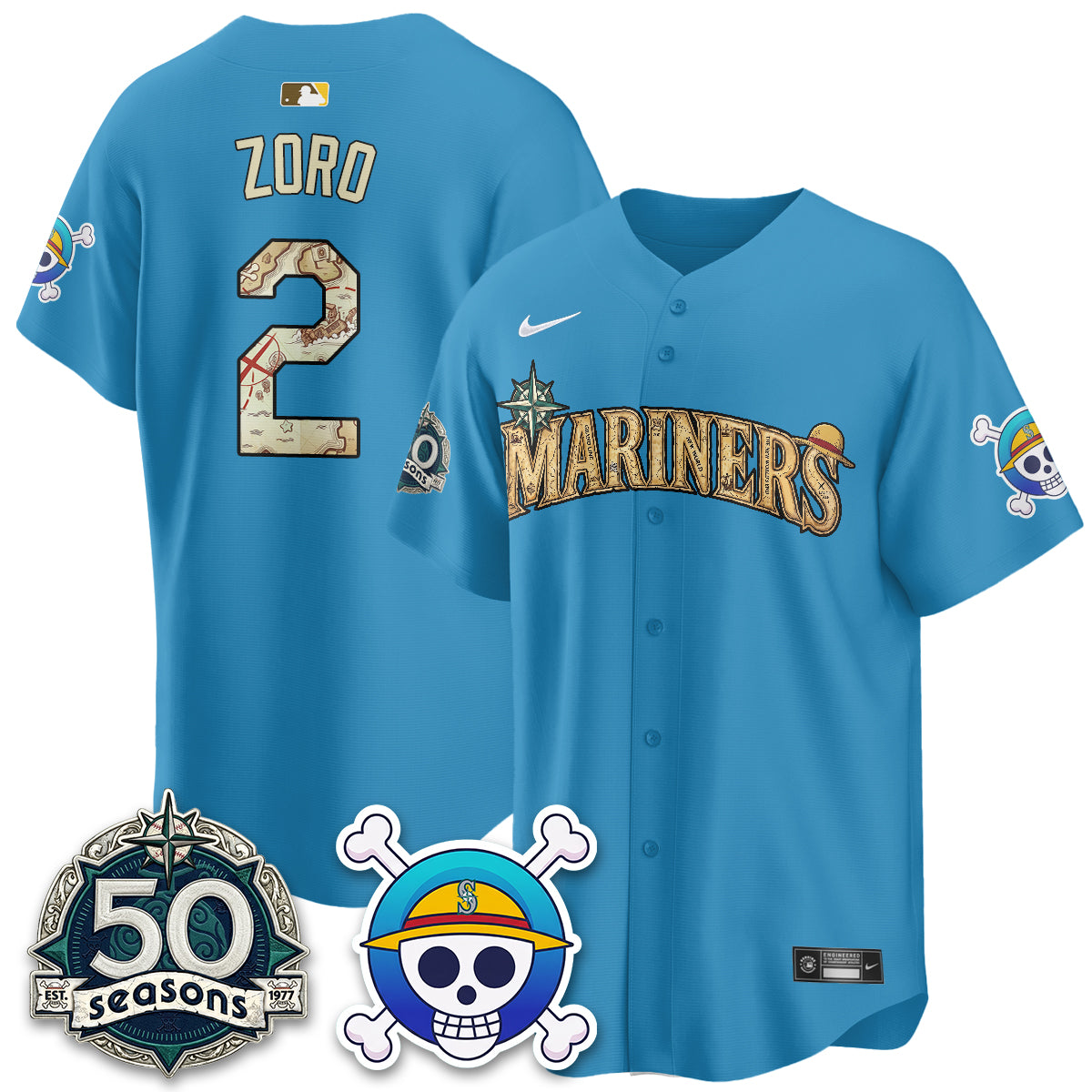 SEA OP Japanese Cartoon Vapor Limited Jersey - Printed-DTD