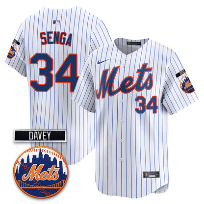 NYM 2026 Davey Johnson Memorial Vapor Limited Jersey - All Stitched-DTD