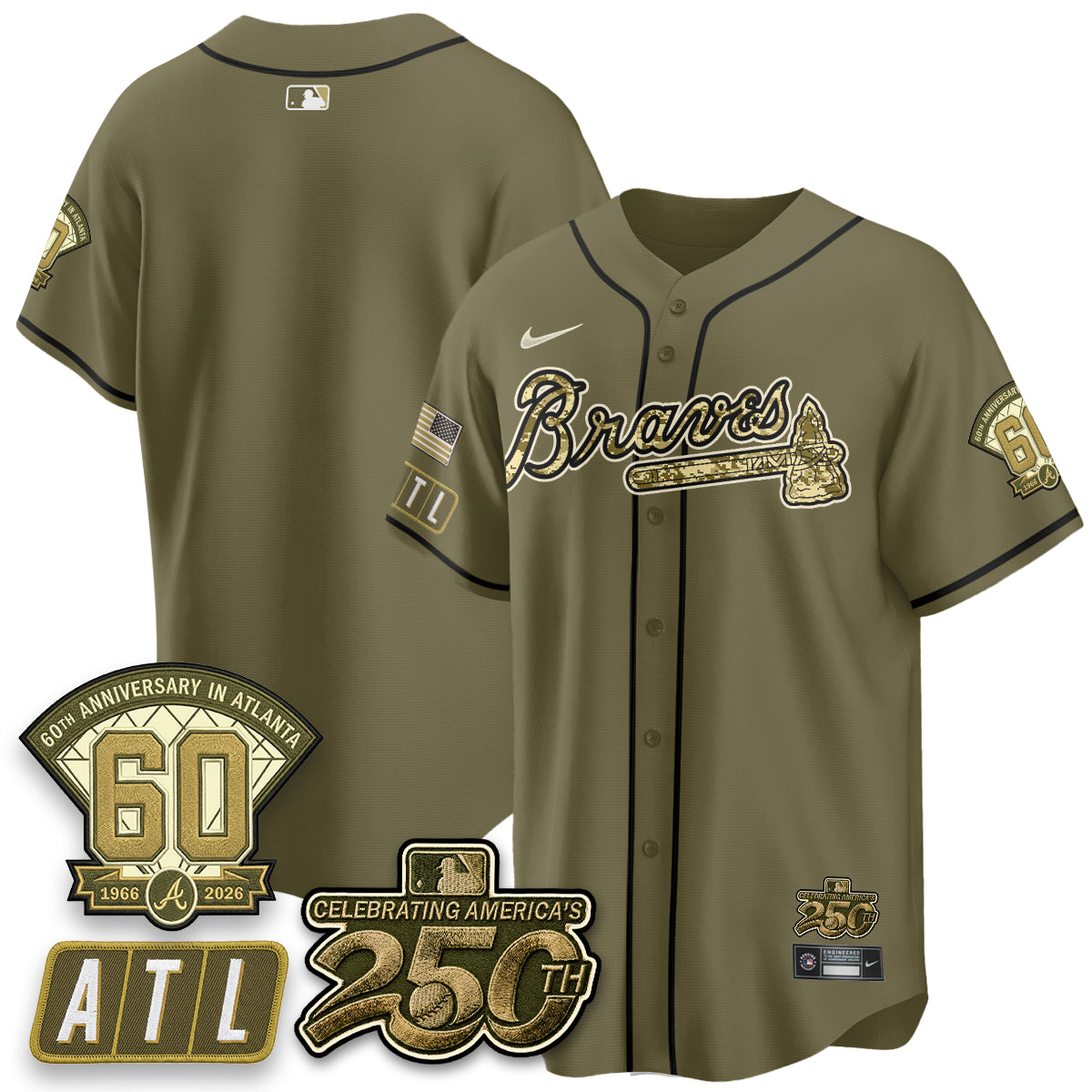 ATL Salute to Service 2026 Vapor Limited Jersey - All Stitched-DTD