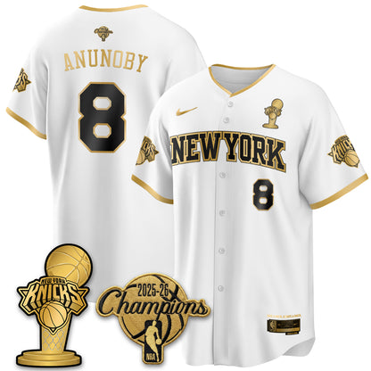NYK 2026 NBA Champions Vapor Jersey - Stitched-DTD