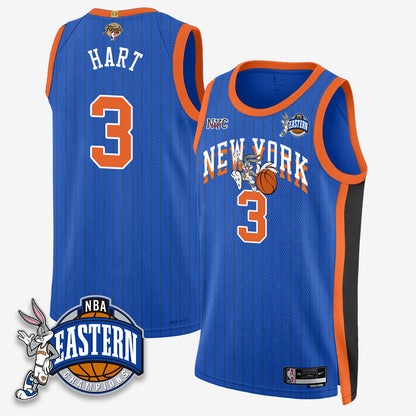 NYK 2026 NBA Finals x Bunny Vapor Jersey - Stitched-DTD