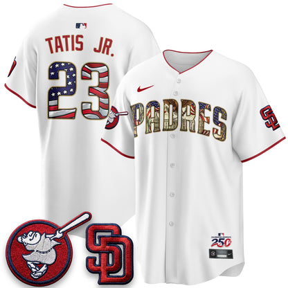 SD 2026 Independence Day USA Vapor Limited Jersey - Stitched-DTD