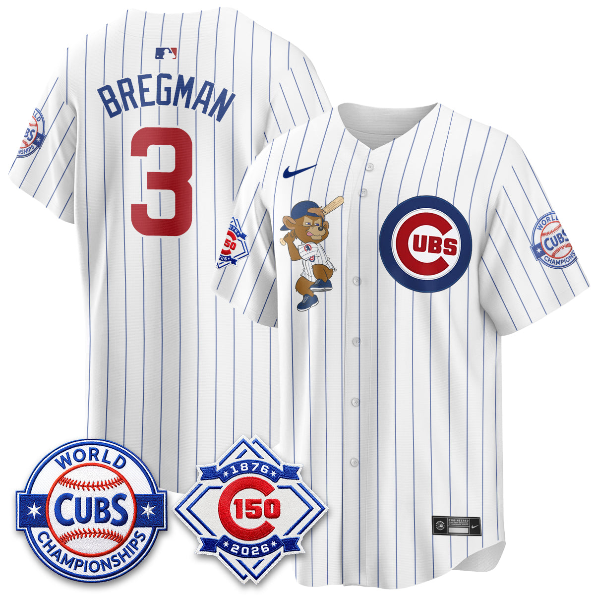Chicago Cubs Clark Edition Vapor Limited Jersey - Stitched-DTD