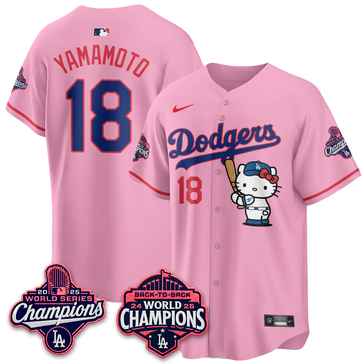 LAD x Hello Kitty Night 2026 Vapor Jersey - All Stitched-DTD