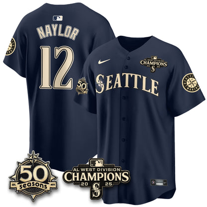 SEA Vapor Premier Limited Jersey - 50th Anniversary & AL West Division Champions - Steelheads Community Funds - All Stitched-DTD