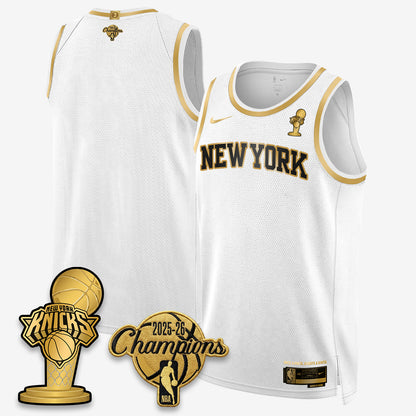 NYK 2026 NBA Champions Gold Edition Vapor Jersey - Stitched-DTD