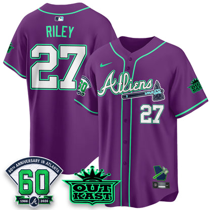 ATL x Atliens Cool Base Galaxy Version Jersey - Stitched-DTD