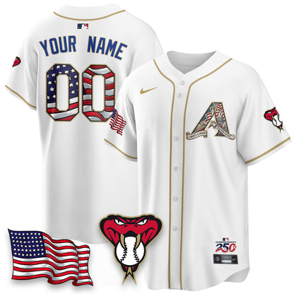 ARI 2026 Independence Day USA Vapor Limited Custom Jersey - Stitched-DTD