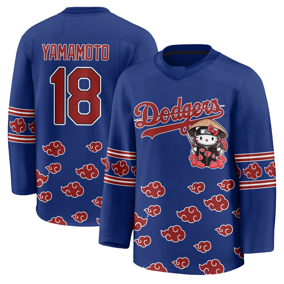 LAD Akatsuki Edition Vapor Hockey Jersey - Stitched-DTD