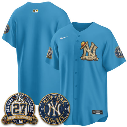 NYY x OP Japanese Cartoon Limited Jersey -  Stitched-DTD