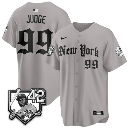 NYY 2026 Jackie Robinson Day Gothic Vapor Limited Jersey - All Stitched-DTD