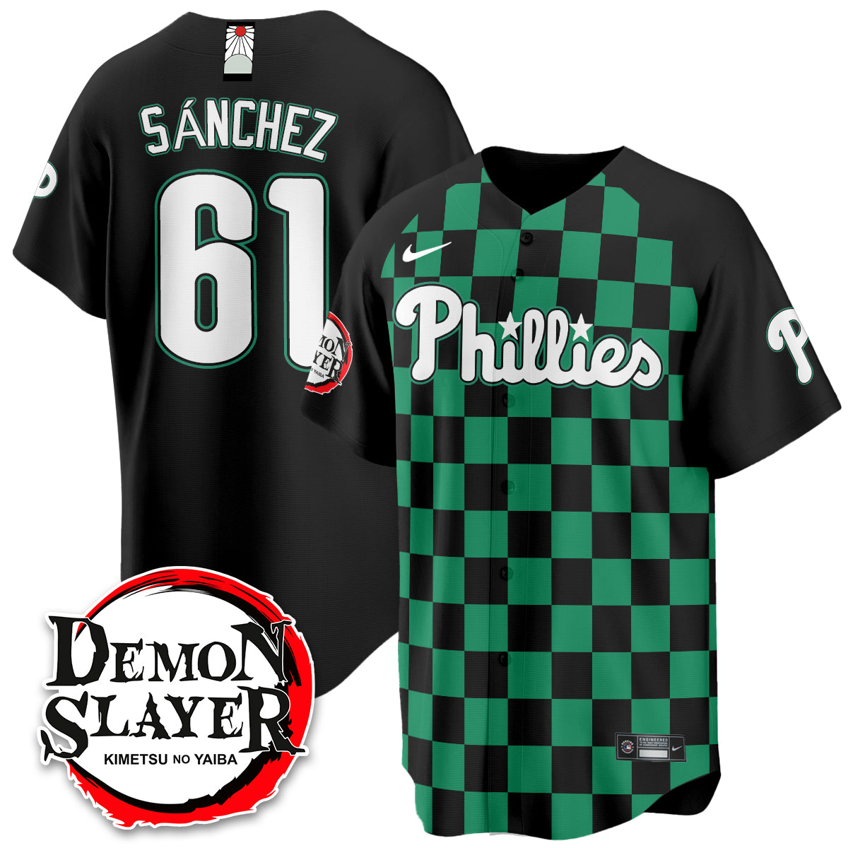 PHI Demon Slayer Vapor Limited Jersey - Stitched-DTD