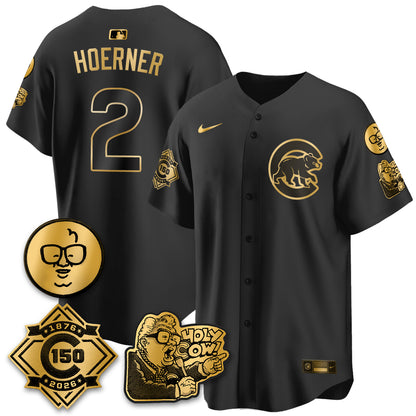 CHC 150th Anniversary Harry Caray Holy Cow Vapor Premier Limited Jersey - All Stitched V3-DTD