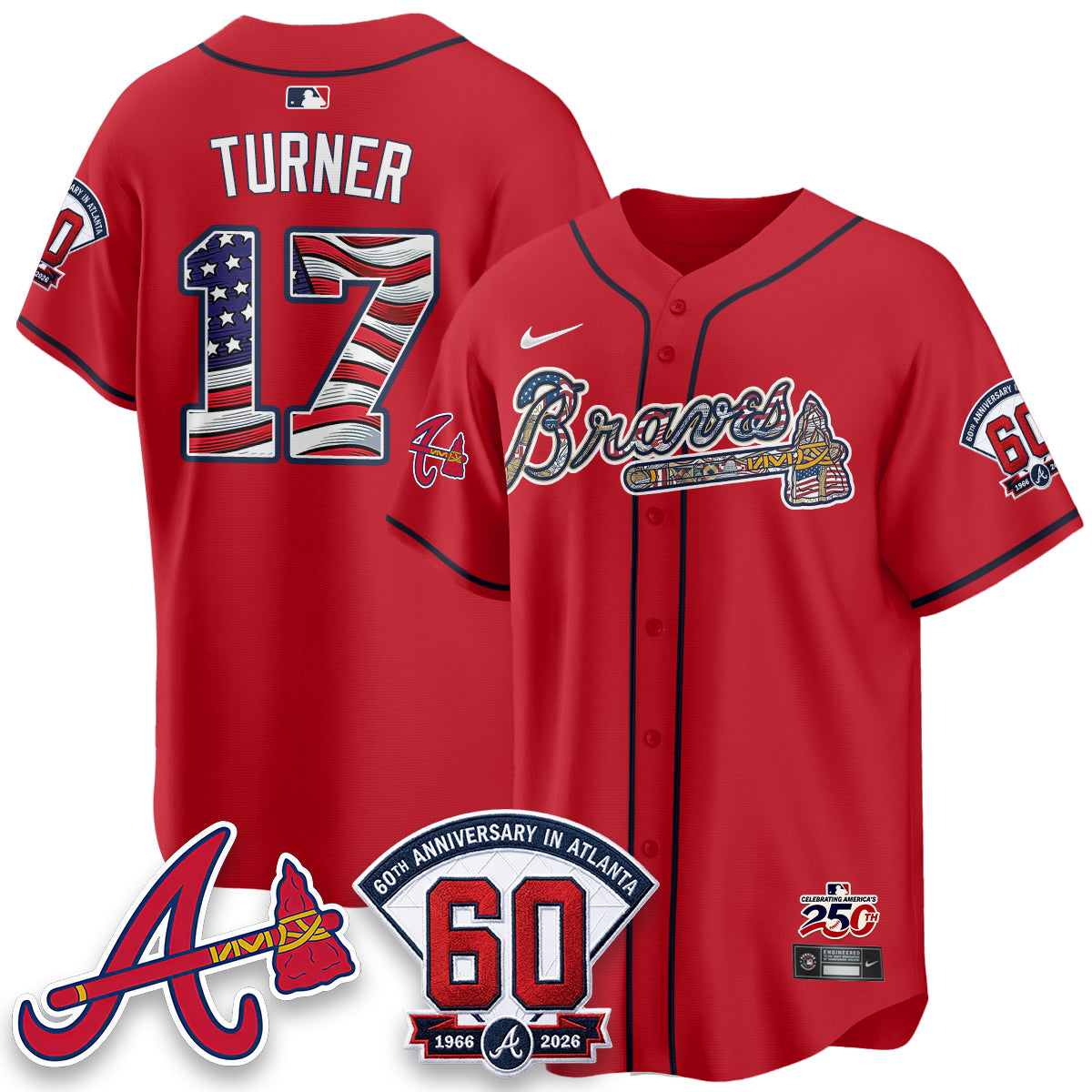 ATL 2026 Independence Day USA Vapor Limited Jersey - Stitched-DTD