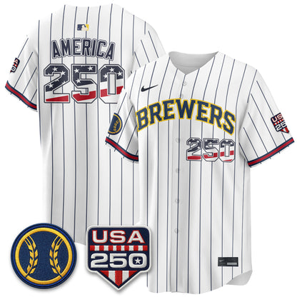 MIL Fourth of July Vapor Limited Jersey - Stitched-DTD