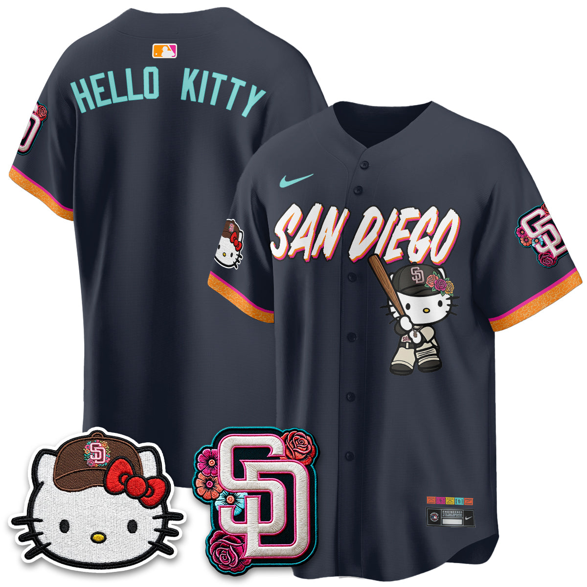 SD 2026 City Connect x Meow KT Vapor Limited Jersey - All Stitched-DTD