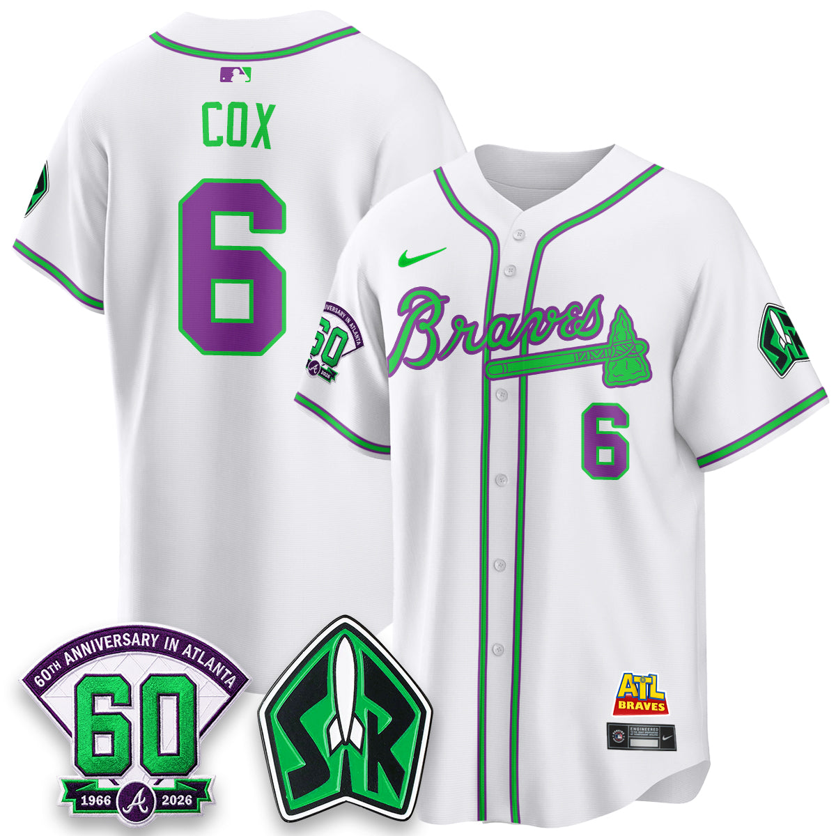 ATL 60th Anniversary Space Ranger Edition Vapor Limited Jersey - All Stitched-DTD