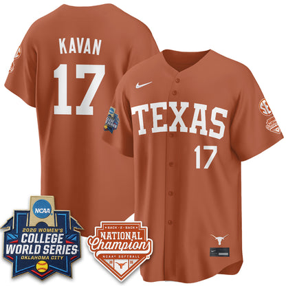 TEX Softball 2026 World Series (WCWS) Vapor Premier Limited Jersey - B2B Champs - All Stitched-DTD