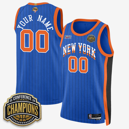 NYK 2026 NBA Finals City Edition Custom Jersey V3- Stitched-DTD