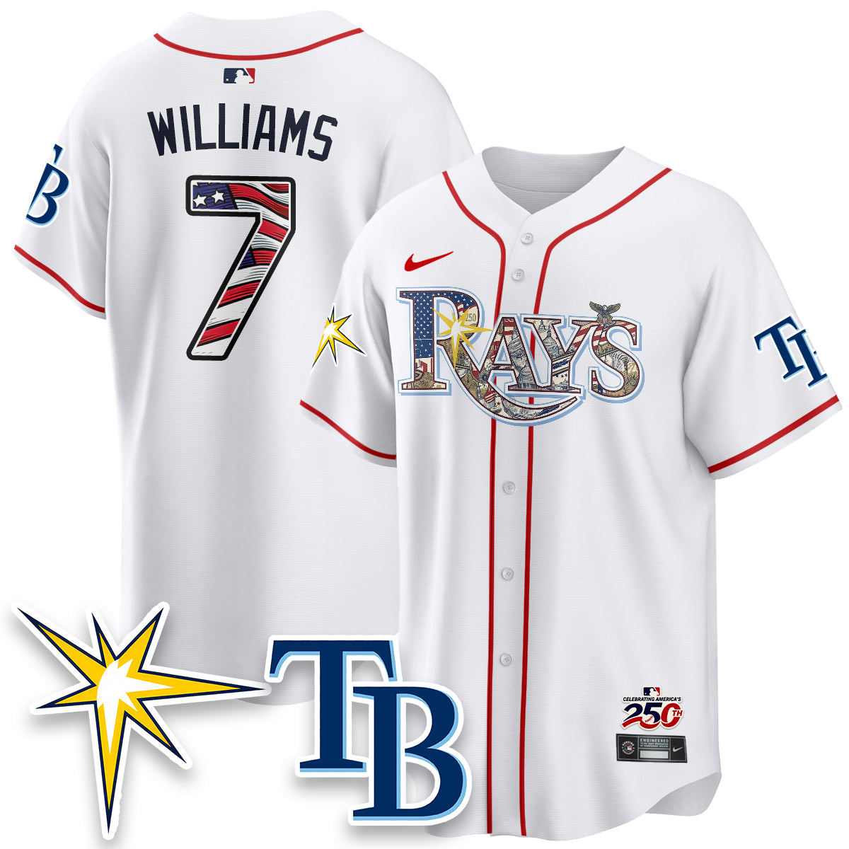TB Independence Day USA 2026 Vapor Limited Jersey - Stitched-DTD