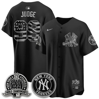 NYY Fourth of July USA Vapor Limited Jersey - Stitched-DTD
