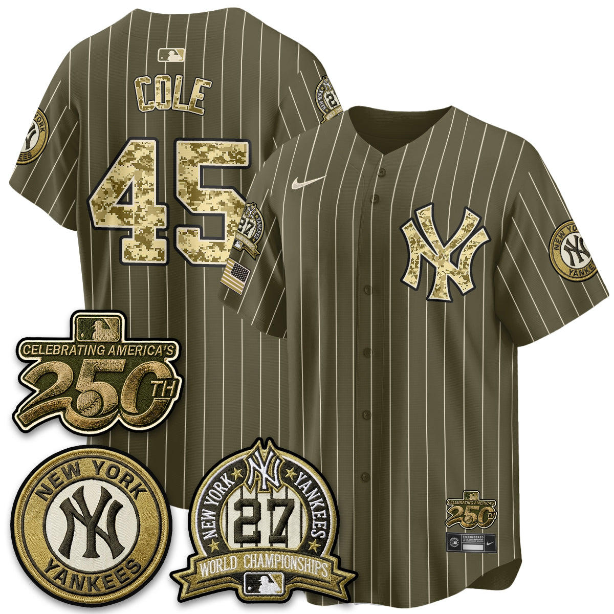 NYY Salute to Service 2026 Vapor Limited Jersey - Stitched-DTD