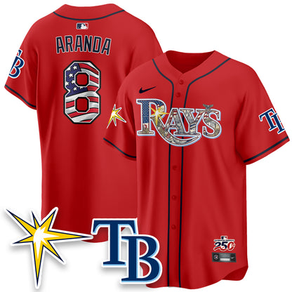 TB Independence Day USA 2026 Vapor Limited Jersey - Stitched-DTD