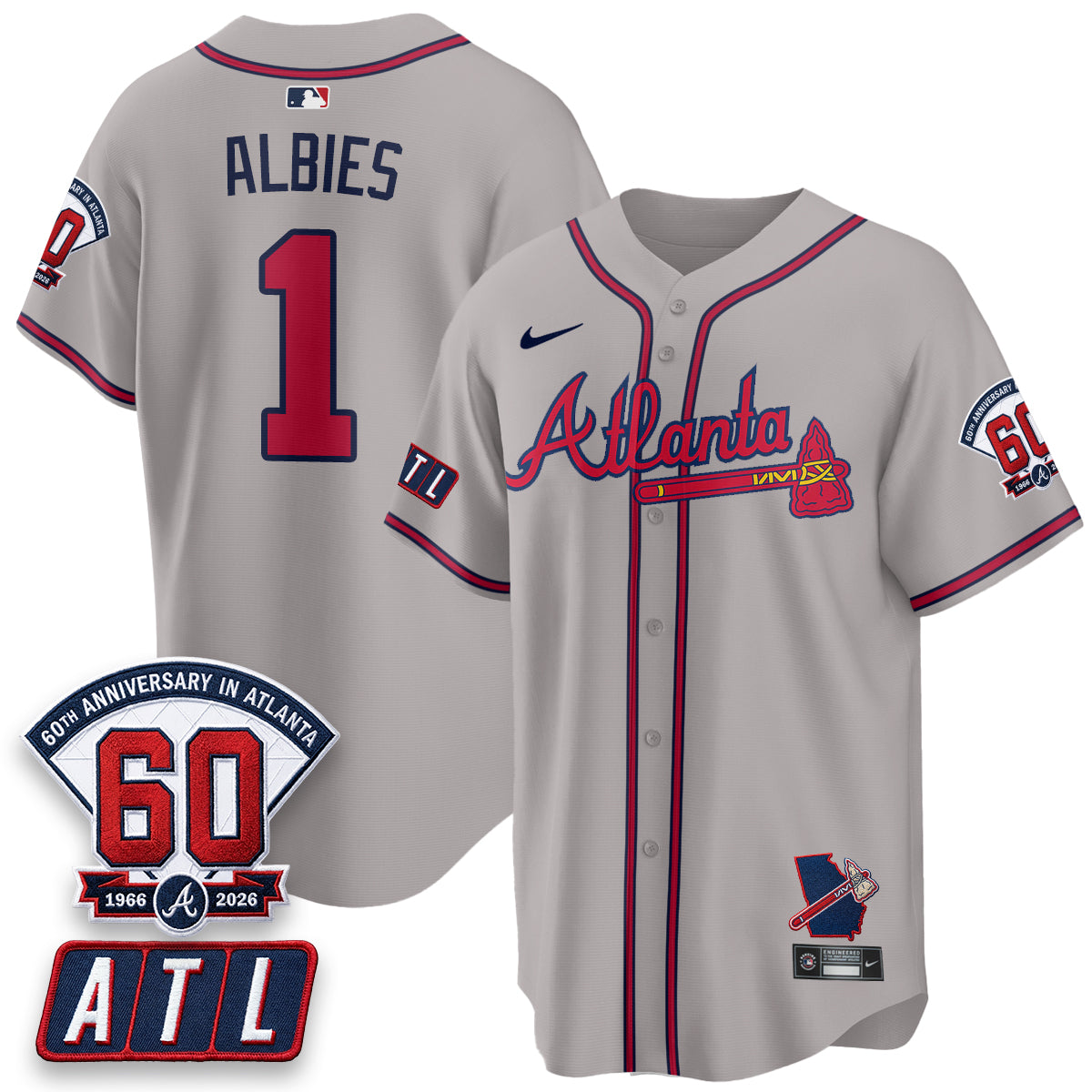 ATL 2026 60th Anniversary Vapor Limited Jersey - All Stitched-DTD