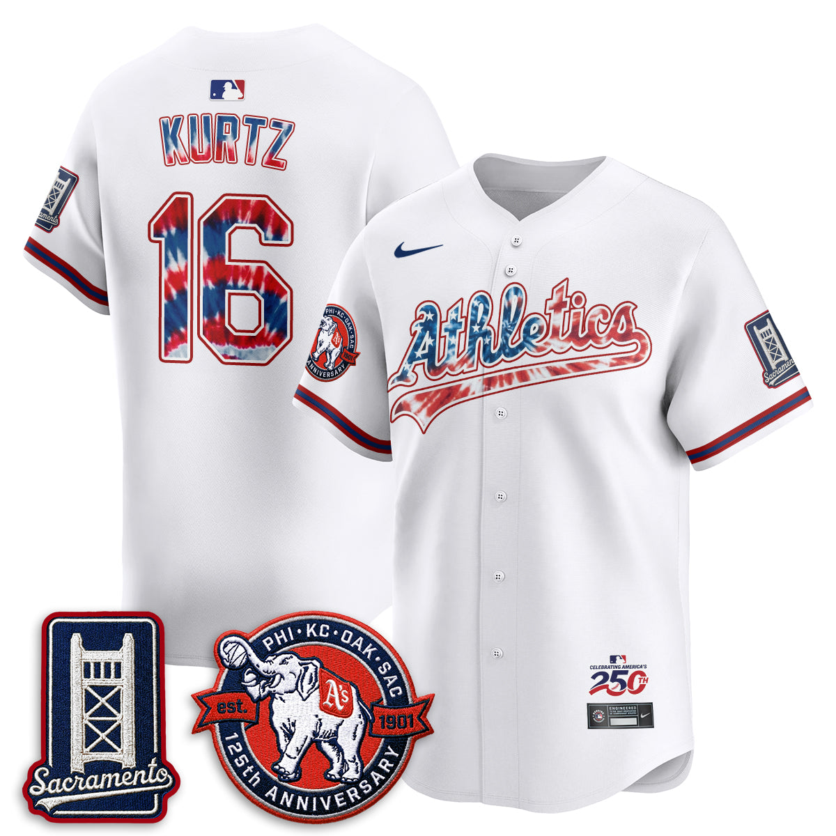 OAK Americana 2026 Vapor Limited Jersey - Stitched-DTD