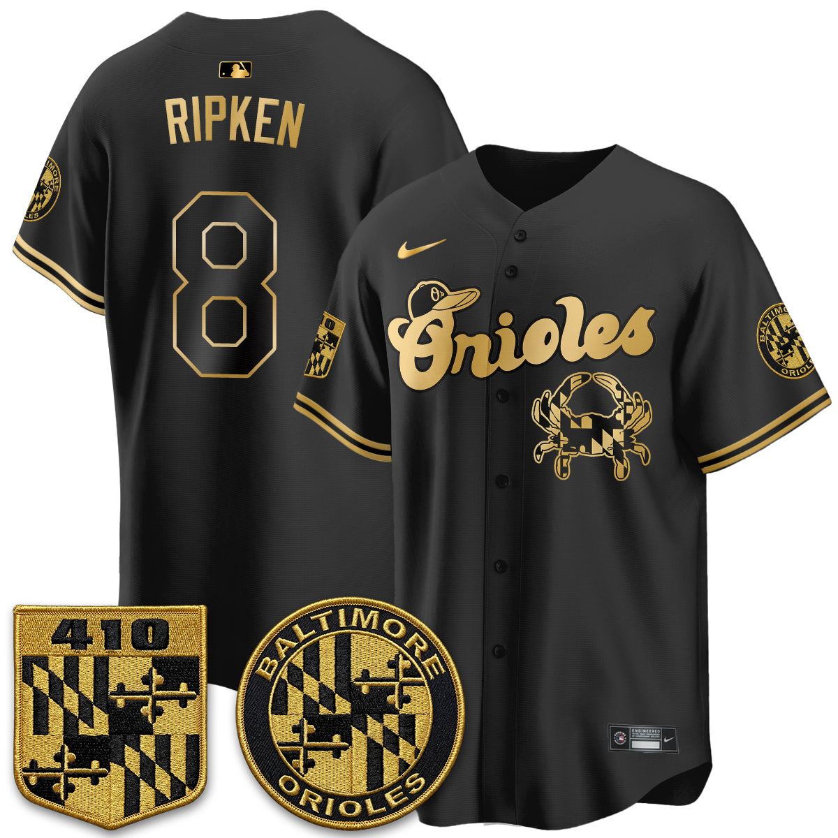 BAL Maryland Flag Vapor Limited Jersey - Stitched-DTD