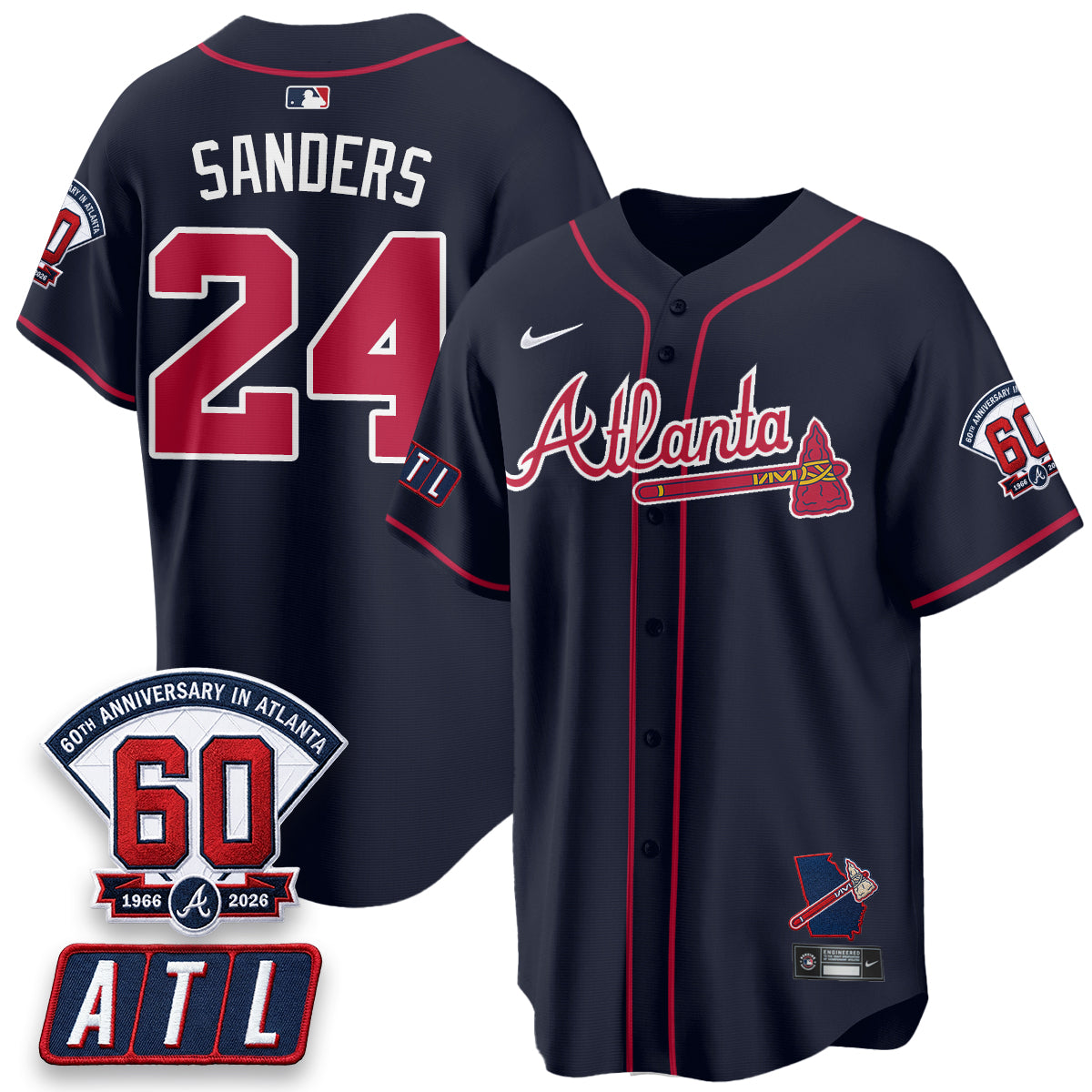 ATL 2026 60th Anniversary Vapor Limited Jersey - All Stitched-DTD
