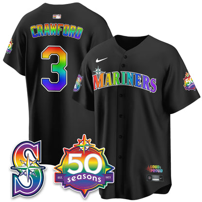 SEA Happy Pride Month Vapor Jersey - Stitched-DTD