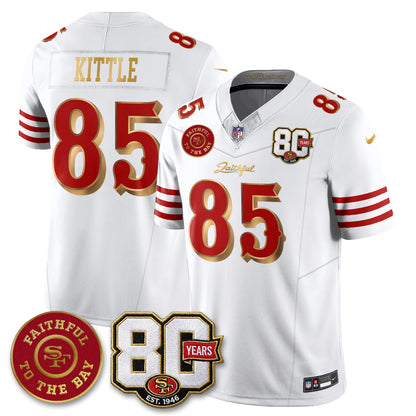 SF “Rivalries” Vapor Limited Jersey - Faithful To The Bay Patch - All Stitched-DTD