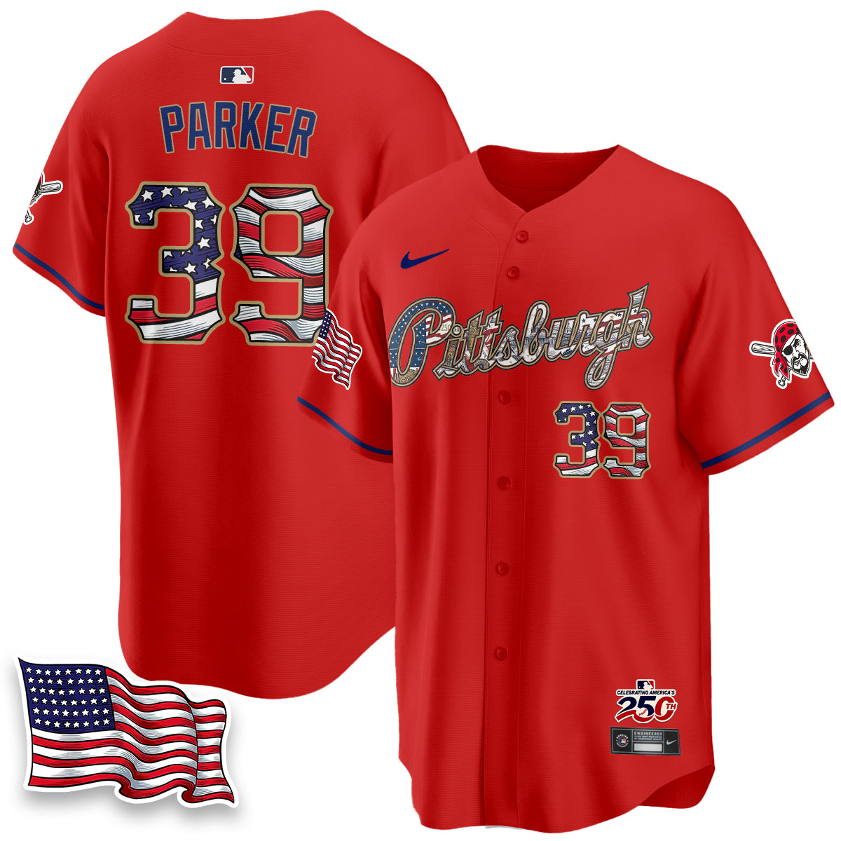 PIT 2026 Independence Day USA Vapor Limited Jersey - Stitched-DTD