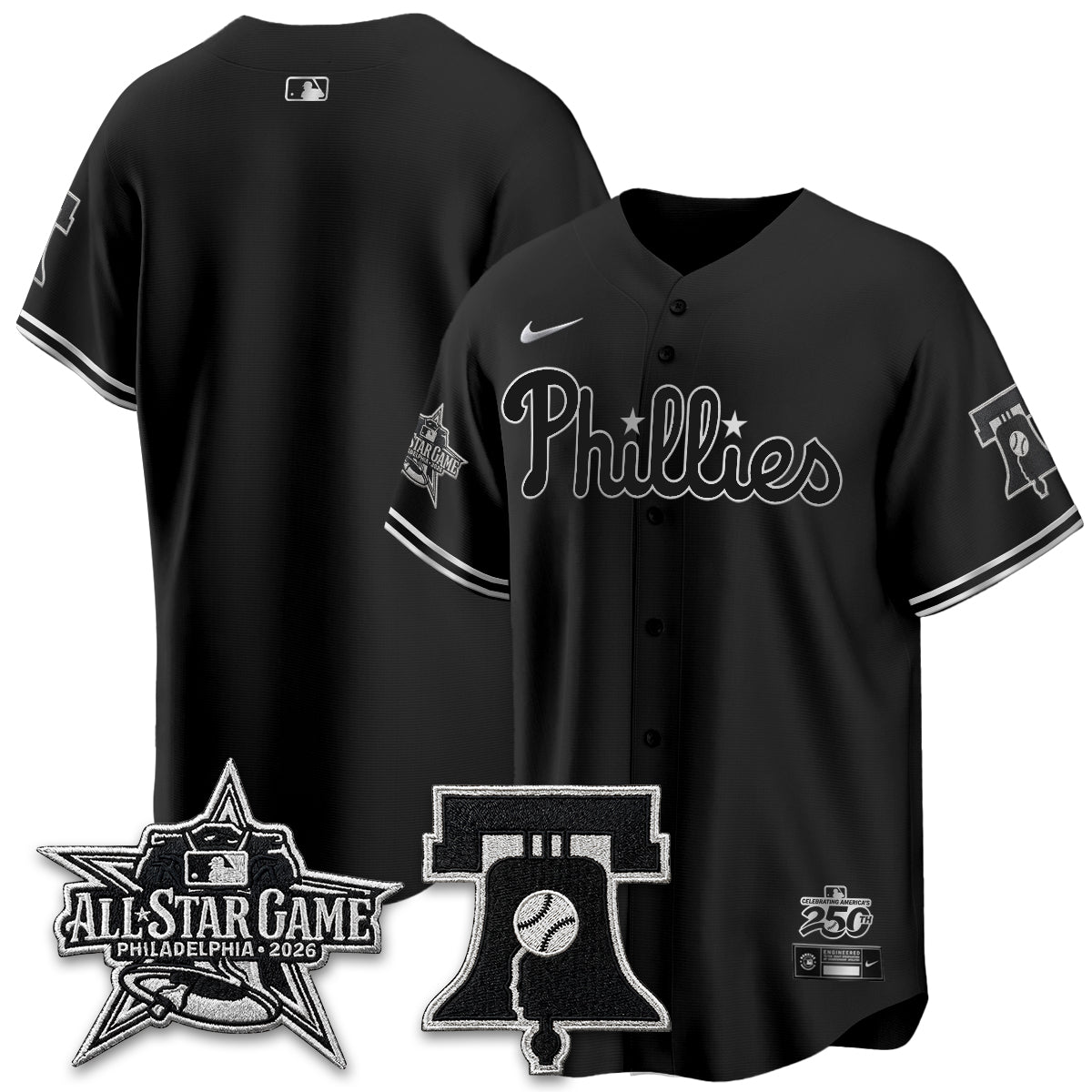 PHI Fourth of July USA Vapor Limited Jersey - Stitched-DTD