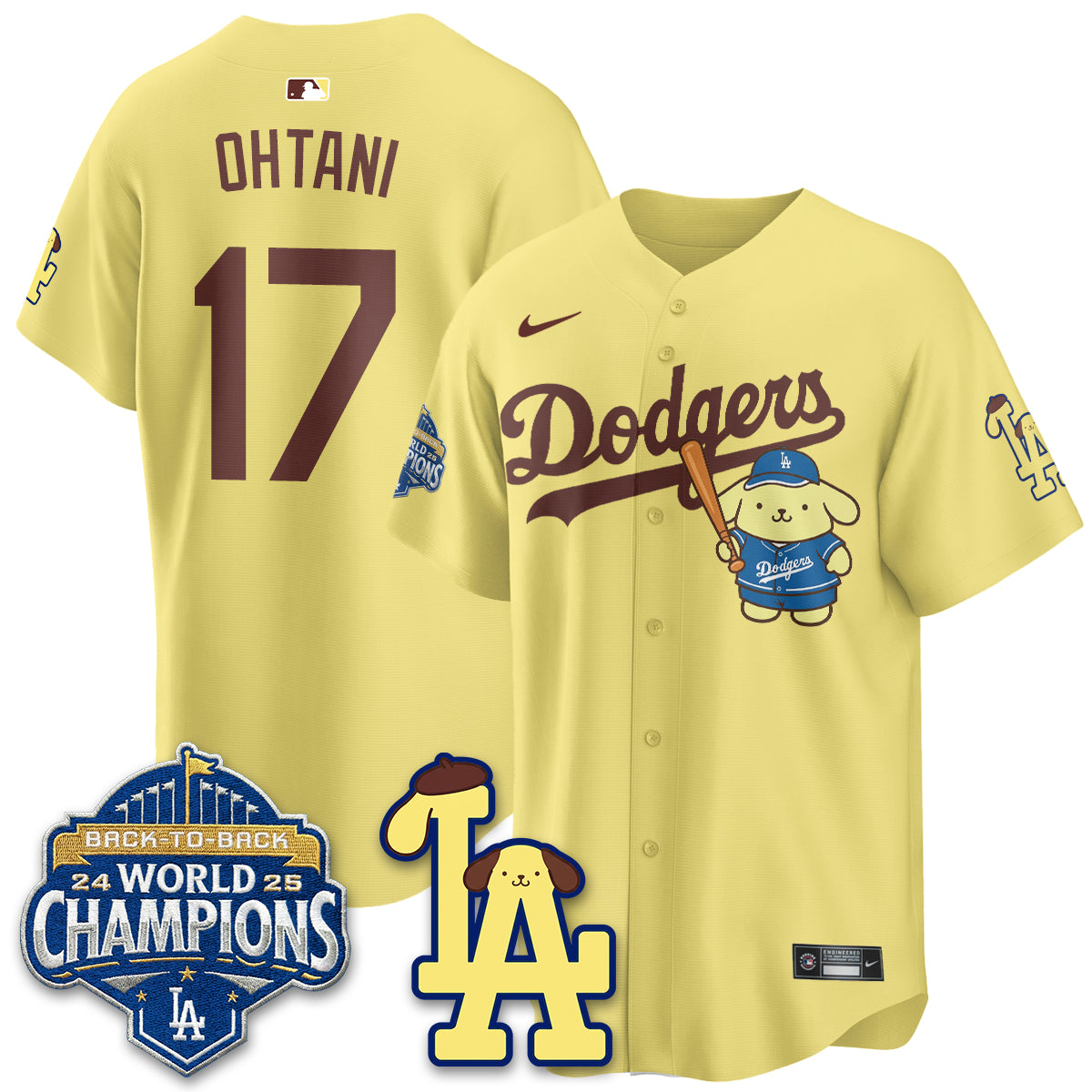 LAD Pompompurin Edition Vapor Jersey - Stitched-DTD