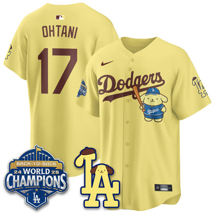 LAD Pompompurin Edition Vapor Jersey - Stitched-DTD