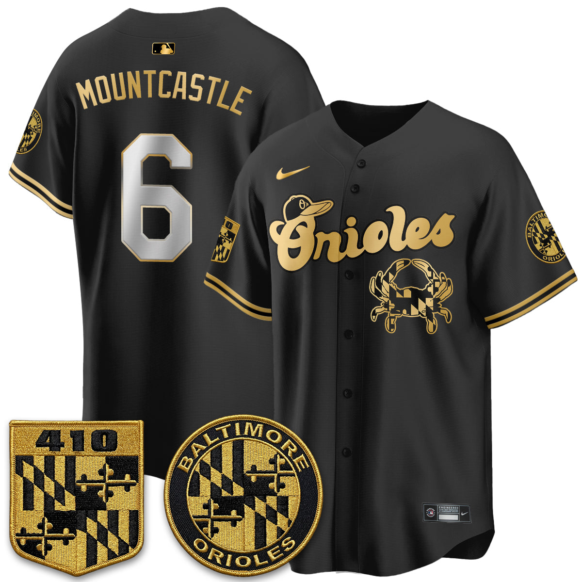 BAL Maryland Flag Vapor Limited Jersey - Stitched-DTD