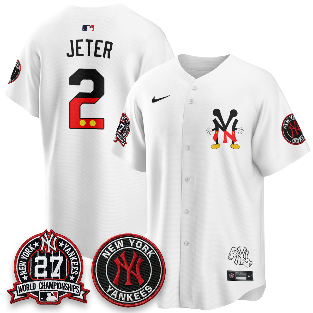 NYY x Mouse Vapor Limited Jersey - Stitched-DTD