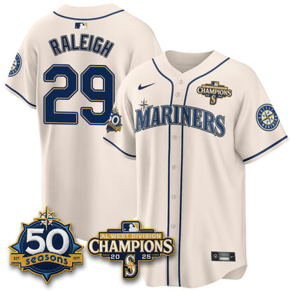 SEA Vapor Premier Limited Jersey - 50th Anniversary & AL West Division Champions - Steelheads Community Funds - All Stitched-DTD