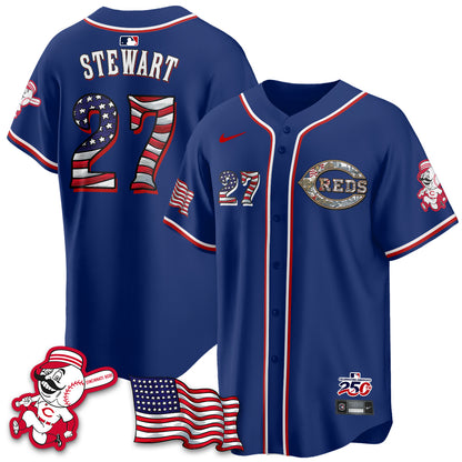 CIN 2026 Independence Day USA Vapor Limited Jersey - Stitched-DTD
