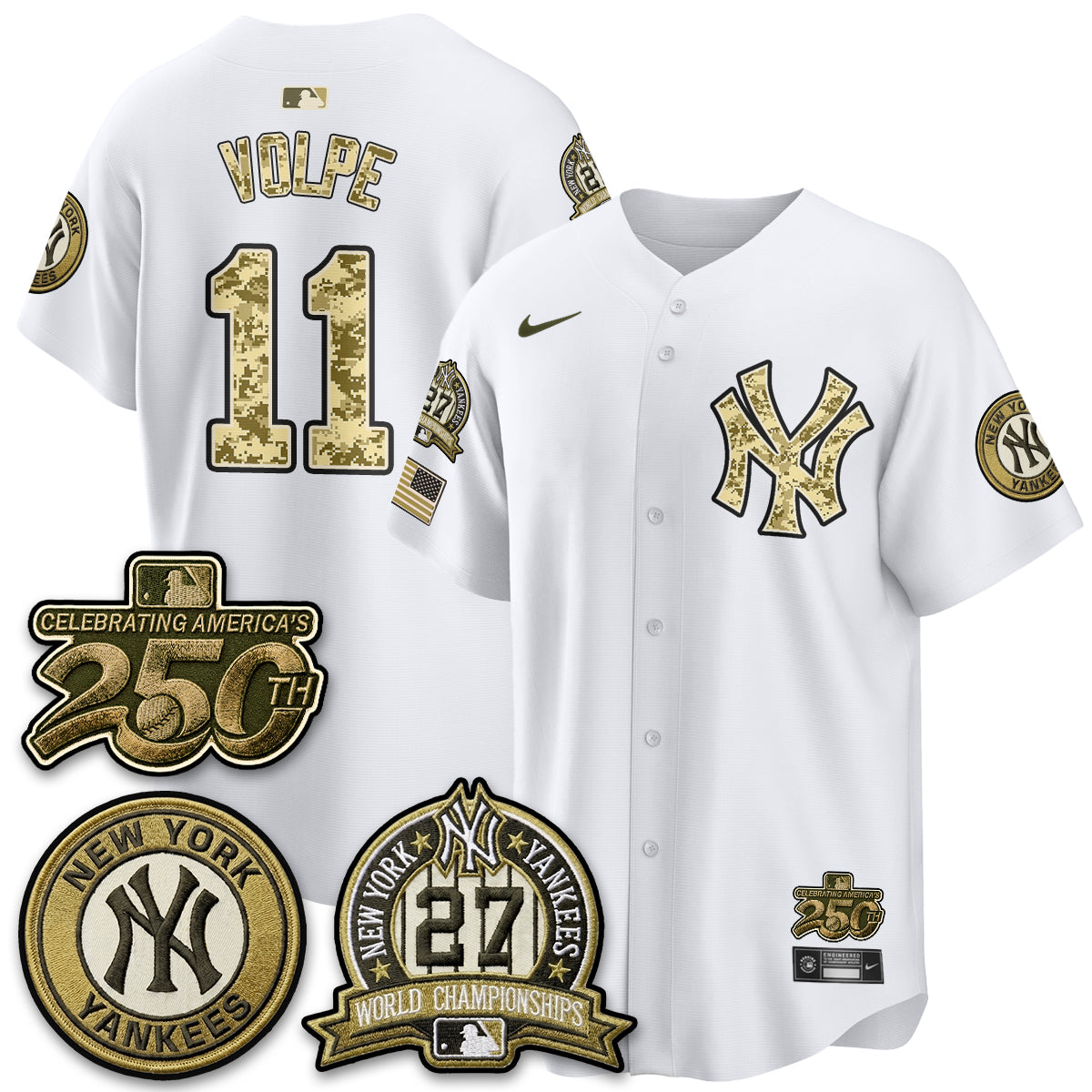 NYY Salute to Service 2026 Vapor Limited Jersey - Stitched-DTD