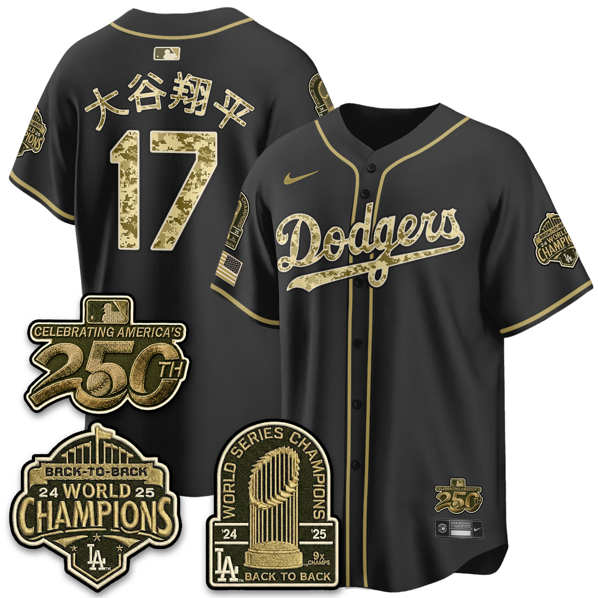 LAD Military Appreciation Game Day Jersey V2 - Stitched-DTD