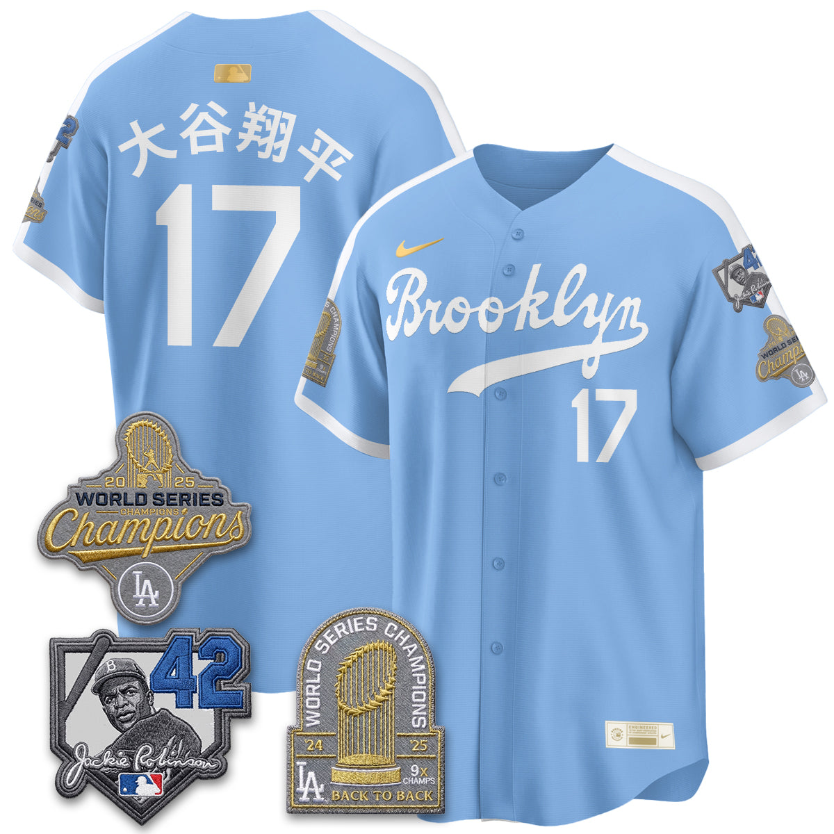 LAD 2026 Brooklyn Jackie Robinson Limited Jersey - All Stitched-DTD