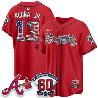 ATL 2026 Independence Day USA Vapor Limited Jersey - Stitched-DTD