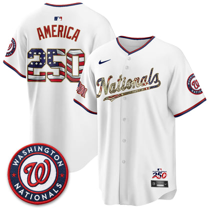 WSH 2026 Independence Day USA Vapor Jersey - Stitched-DTD