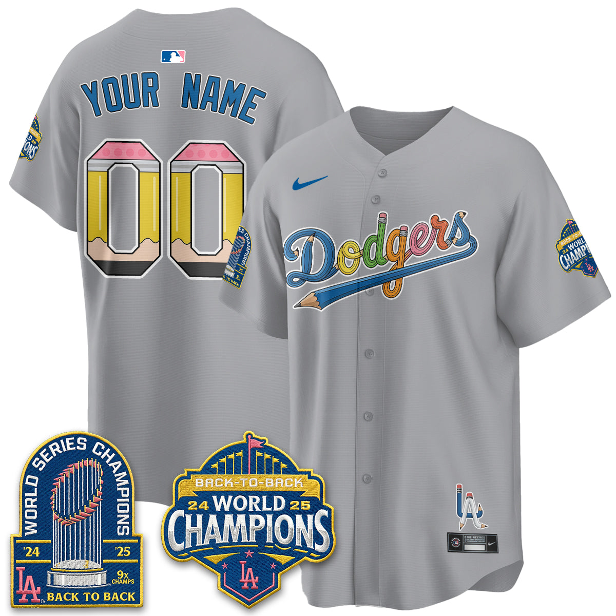 LAD x Back to School Style Vapor Custom Jersey - Stitched-DTD