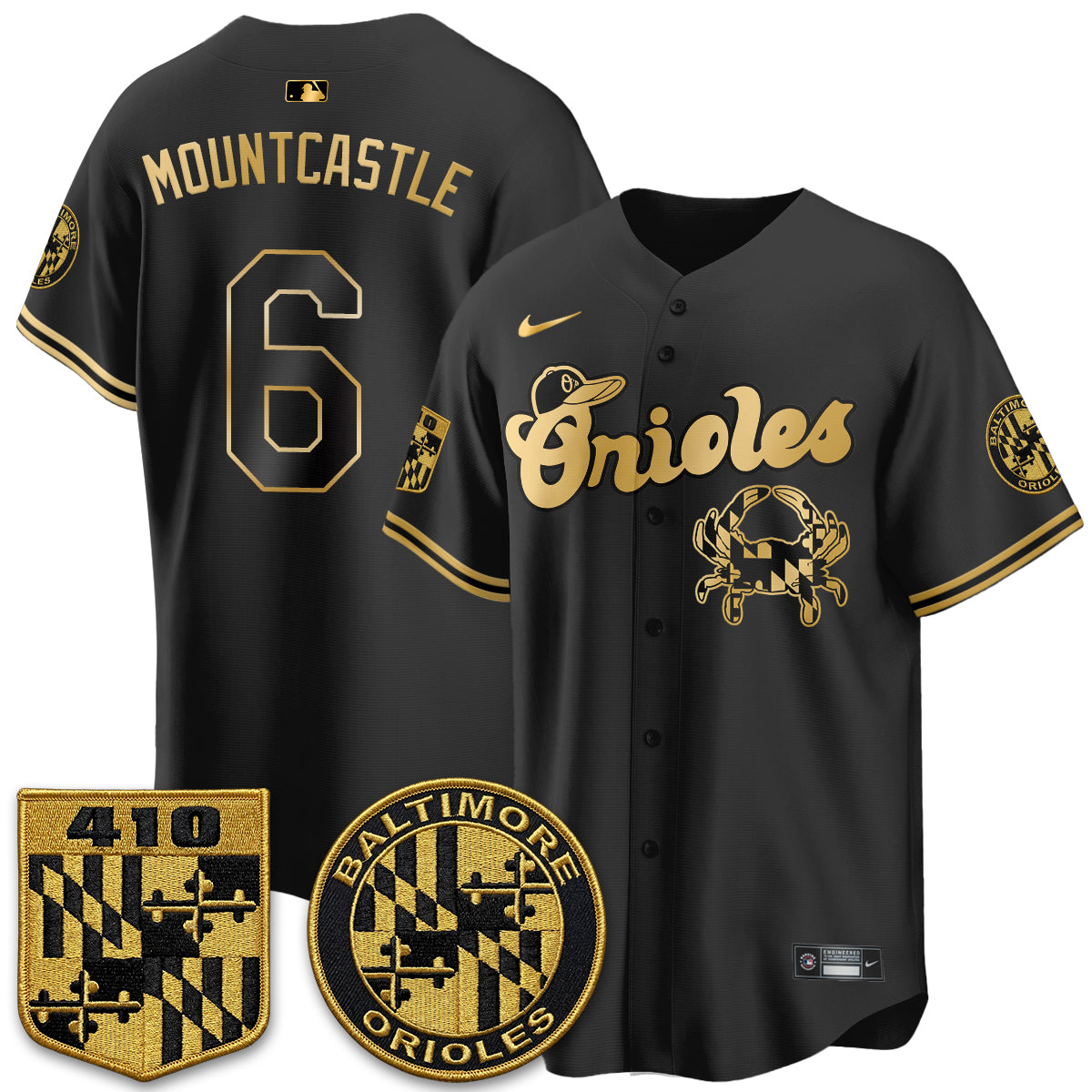 BAL Maryland Flag Vapor Limited Jersey - Stitched-DTD