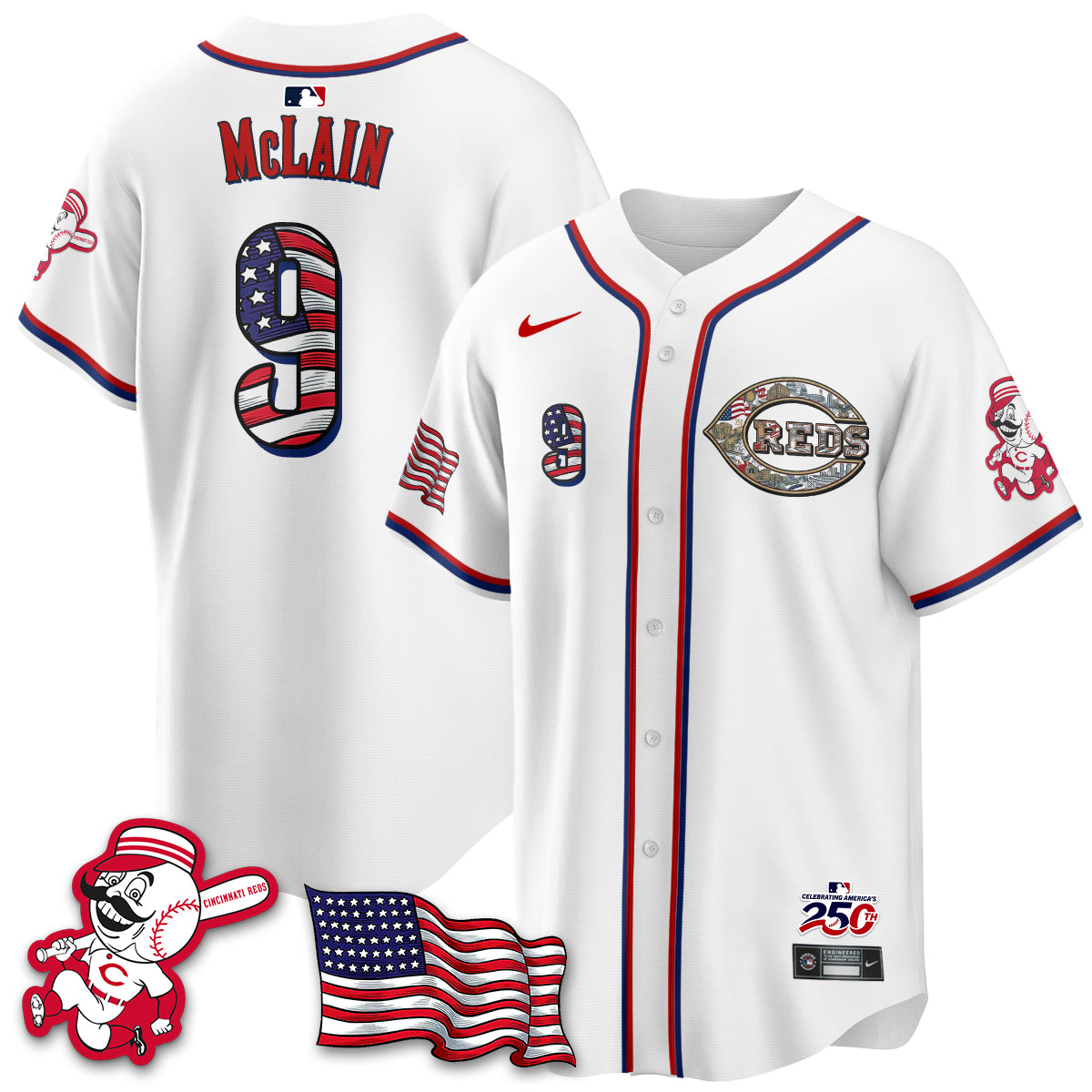 CIN 2026 Independence Day USA Vapor Limited Jersey - Stitched-DTD